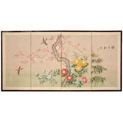 Birds in Flight Shoji Silkscreen (China)
