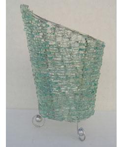 Recycled Glass Natural Snail Lamp (Indonesia)