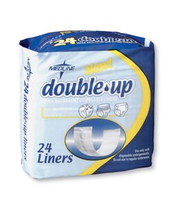 Medline Double-Up Disposable Liners 3.5