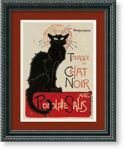 Steinlen Tournee du Chat Noir Framed Art Print