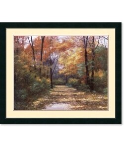 Diane Romanello Autumn Road Framed Art Prints