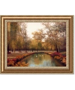 Diane Romanello Weeping Willows Framed Art Print