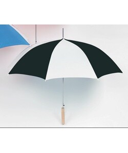 RainWorthy 48-inch Black & White Golf Umbrella (Pa