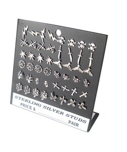 Variety Pack Sterling Silver Earrings (case of 24)