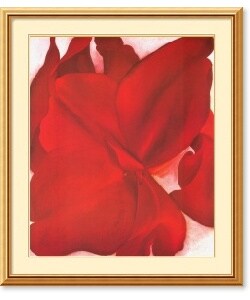Georgia O'Keeffe Red Cannas Framed Art Print