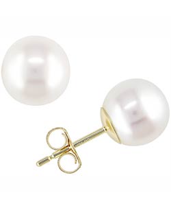 14k Yellow Gold Cultured Pearl Earrings (Case of 12)