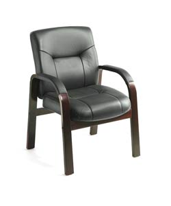 Boss Executive Italian Leather Guest Chair