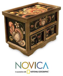 Painted Renaissance Glass Chest of Drawers (Peru)