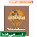 California Dreamin Poster Created Out Of Lyrics