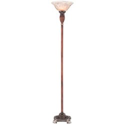 Topaz Frosted Glass Torchier
