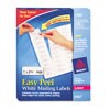 Avery 5160 Easy Peel White Mailing Labels