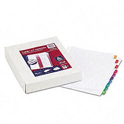 Avery Ready Index Fast Pack 10 Tab Color-24 Sets/Box