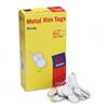 Avery Metal Rim White Marking Tags - 500/Box