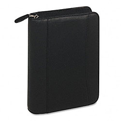 Franklin Looseleaf Nappa Leather 6-ring Compact Binder Organizer