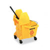 Rubbermaid WaveBrake 35-Quart Bucket/Wringer Combinations - Yellow