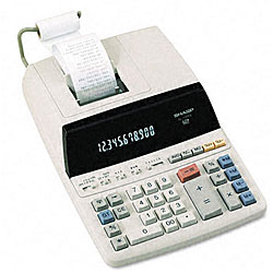 Sharp EL1197PIII 2-Color Print Desktop Calculator