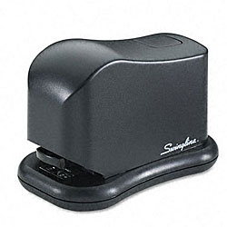 Swingline Compact Electric Half-Strip Stapler with AC Adapter