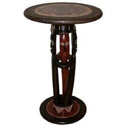 Hand-finished Family Circle Table (Ghana)