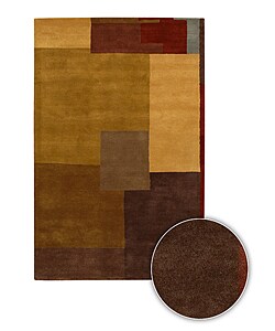 Hand-tufted Contemporary Serena Wool Rug (5' x 8')