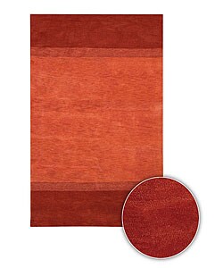 Hand-tufted Contemporary Greko Wool Rug (8' x 11')