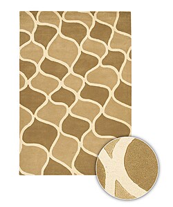 Adora Contemporary Hand-tufted Rug (8' Round)