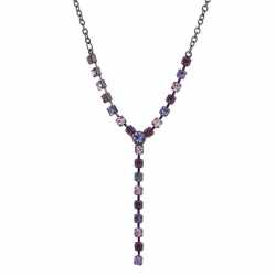 1928 Jewelry Hematite-tone Hues Y-style Necklace