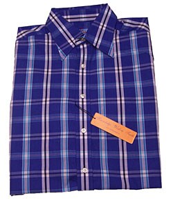 Robert Graham Men's Blue Long-Sleeve Shirt