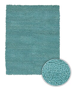 Hand-woven Contemporary Majesta Wool Rug (8' Round).