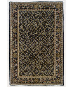 Old World Tufted Navy Rug (9' x 12')