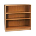 HON 1870 Series 3-Shelf Laminate Bookcase - Medium Oak