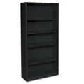 HON 4-Shelf Metal Bookcase