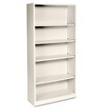 HON 4-Shelf Metal Bookcase