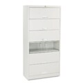 HON 600 Series 6-Shelf Legal Size File Cabinet with Receding Doors