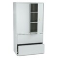 HON 800 Series 36-inch Wide 2 Drawer File with Storage Cabinet