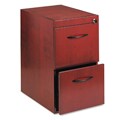 Creative Corsica 2-Drawer Veneer Pedestal File Cabinet - Cherry