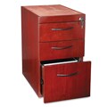 Creative Corsica 3-Drawer Veneer Pedestal File Cabinet - Cherry