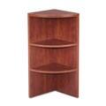 Alera Valencia Series Corner Bookcase - Medium Cherry