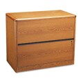 HON 10700 Series 2-Drawer Lateral File Cabinet - Oak