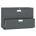 HON 600 Series 42-inch Wide 2-Drawer Lateral File Cabinet