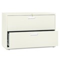 HON 600 Series 42-inch Wide 2-Drawer Lateral File Cabinet