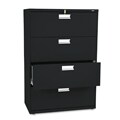 HON 600 Series 36-inch Wide 4-Drawer Lateral File Cabinet