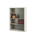 Tennsco Executive Steel 4-Shelf Bookcase with Glass Doors