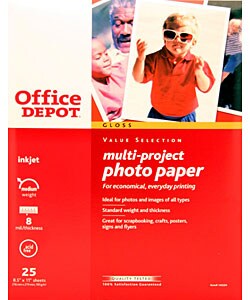 8.5 x 11-inch Multi-Project Photo Paper (400 Sheets)