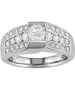 14k White Gold 1ct TDW Diamond Engagement Ring (H-I-J, I1-I2)