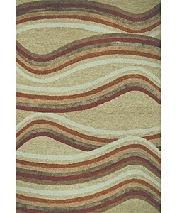 Hand-tufted Capel Beige Wool Rug (8' x 11')