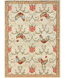 Hand-tufted Suri Beige Area Rug (3'6 x 5'6)