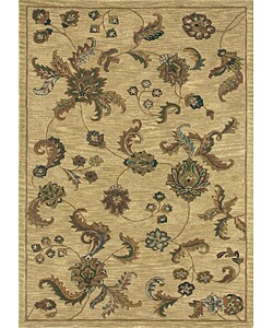 Hand-tufted Sheila Gold Area Rug (3'6 x 5'6)