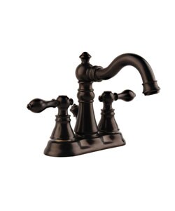 Traditional Centerset Oil-rubbed Bronze Bath Faucet
