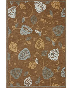Hand-tufted Charleston Brown Wool Rug (3'6 x 5'6)