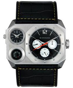 Giordano Men's Dual Time Compass Watch